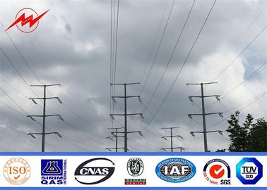 Çin Durable Q235 Conoid Galvanized Steel Transmission Poles For Electricity Distribution  Tedarikçi
