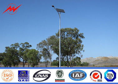 Çin Octagonal 8M 9M Q235 Street Light / Street Lamp Pole Yield Strength 235Pa 24 kg / mm2 Tedarikçi