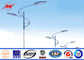 Tensile Strength Single Arm Galvanized Steel Highway Light Pole With 35m/s Windspeed Tedarikçi